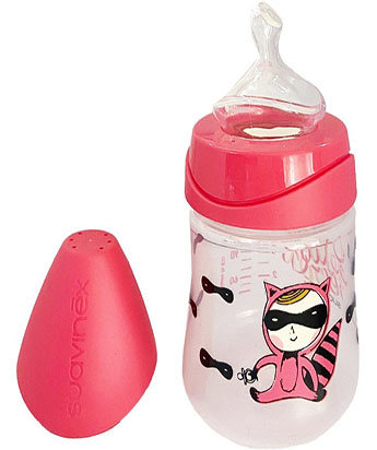 شیشه شیر سوآوینکس طرح راکون ظرفیت 150 میلی لیتر