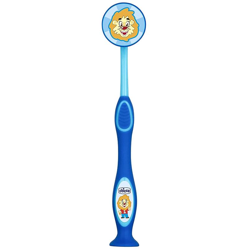 مسواک 3 تا 6 سال قابدار چیکو طرح شیر