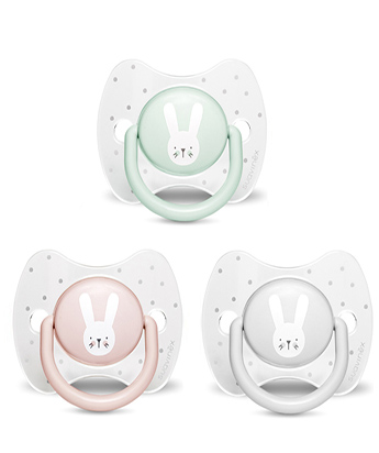 پستانک 0-6ماه سربادامی سوآوینکس طرح خرگوش