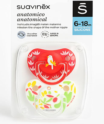 پستانک 6-18 ماه ارتودنسی سوآوینکس طرح جنگل بسته 2 عددی