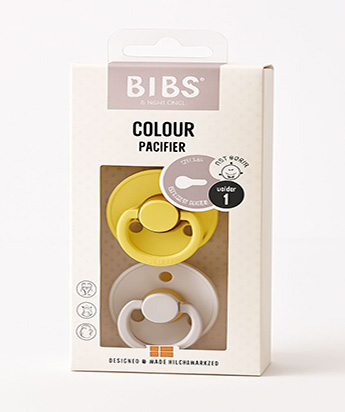 پستانک سر بادامی بیبس مدل colour pacifier سایز 1