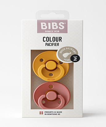 پستانک سر بادامی بیبس مدل colour pacifier سایز 2