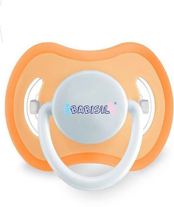 پستانک 6-18ماه ارتودنسی بیبی‌ سیل نارنجی