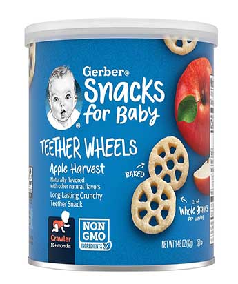 اسنک گربر دندونی طعم سیب 42 گرمی