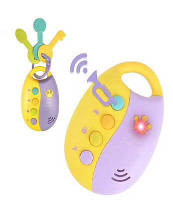 دسته کلید ریموت دار موزیکال هانگر +18ماه