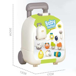 جغجغه چمدانی چرخ دار 6 عددی ویواکیدز