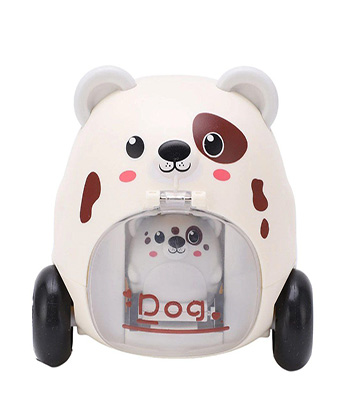اسباب بازی ماشین طرح خرس سفید