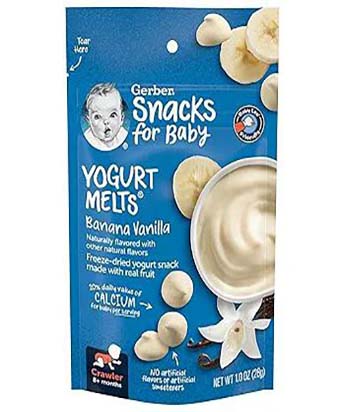 ماستی گربر طعم موز وانیل 28گرمی