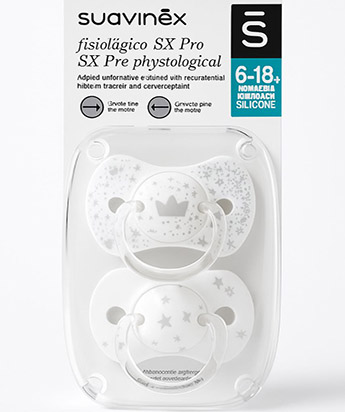 پستانک 6-18ماه سر بادامی سوآوینکس بسته 2 عددی