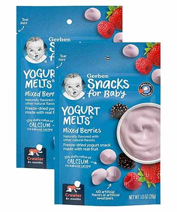 ماستی گربر طعم میکس بری 28گرمی