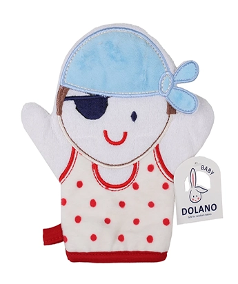 لیف حمام کودک دلانو طرح دزد دریایی و عروسک