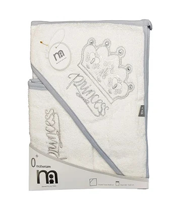 ست حوله کودک طرح پرنسس کد 012 سایز 85x85 سانتی متر