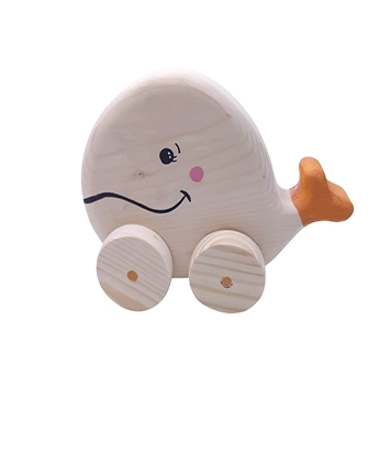 اسباب بازی چوبی وال چرخدار