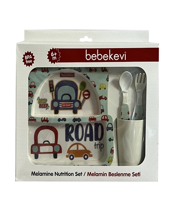 ست ظرف غذا کودک ببک اوی مدل Bk9335 مجموعه 4 عددی