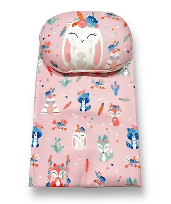 زیر انداز تعویض نوزاد دولانو به همراه بالشت طرح حیوانات