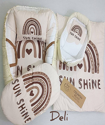 سرویس تشک گارد دار 5 تکه طرح سان شاین دلی Deli