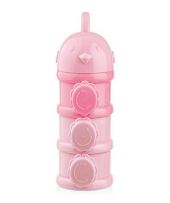 انباری غذا و شیر خشک 3 عددی صورتی بی بی سیل