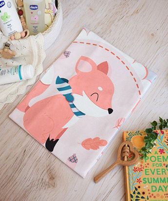 زیرانداز تعویض کودک دولانو طرح روباه