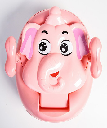 صندلی توالت دسته دار کودک طرح فیل