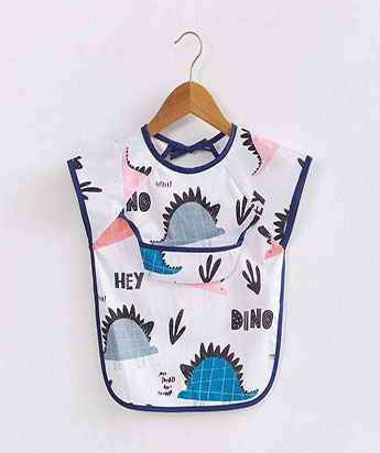 پیشبند آستین دار لاندنی طرح دایناسور