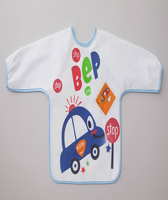 پیشبند آستین دار طرح ماشین پلیس