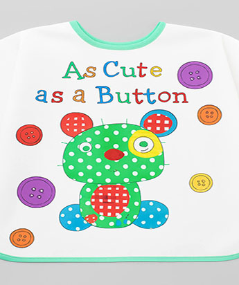 پیشبند آستین دار طرح خرس عروسکی