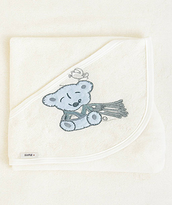 حوله دو تیکه دیپینی طرح خرس