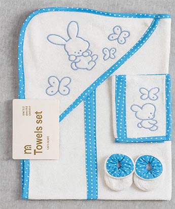 ست حوله 5 تکه مادرکر طرح خرگوش