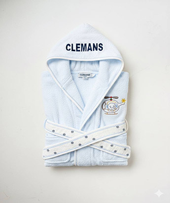 ست حوله تن پوش 5 تکه کلمنس