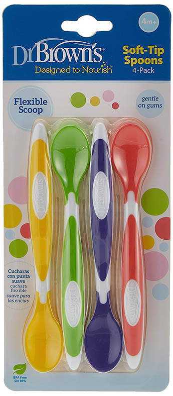 قاشق سیلیکونی 4 عددی دکتر براون
