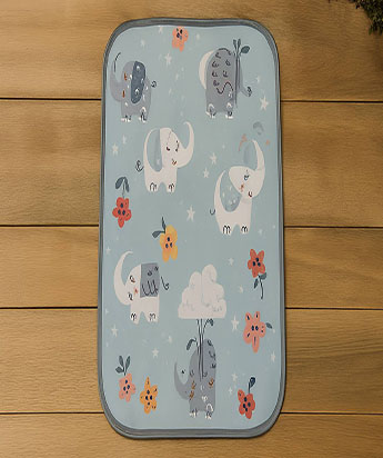 زیر انداز مخمل بزرگ سامر طرح فیل