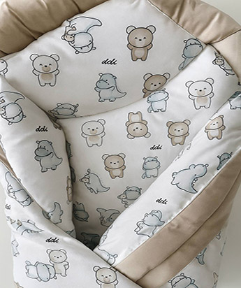 قنداق طرح دایناسور و خرس دلی