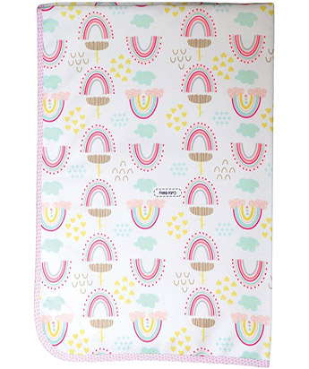 زیرانداز 80*60 طرح رنگین کمان کیوت بی بی