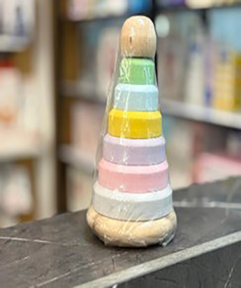 اسباب بازی فکری برج هوش چوبی