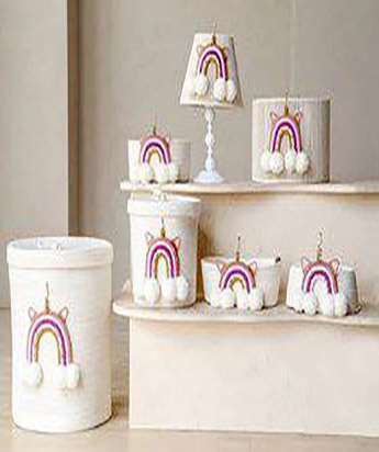 ست سرویس اتاق خواب نوزاد طرح یونیکورن