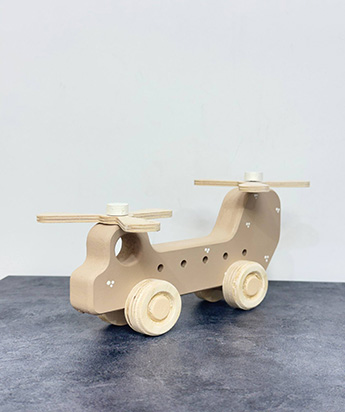 هلیکوپتر دکوری چوبی