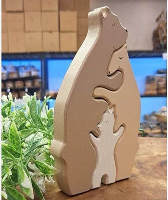 حیوانات پازلی راکر طرح خرس