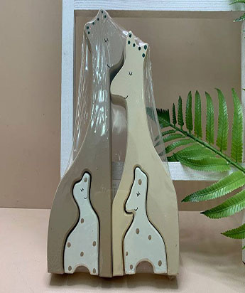 حیوانات پازلی راکر طرح زرافه