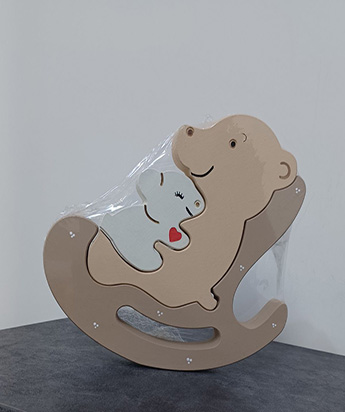 حیوانات پازلی راکر طرح خرس