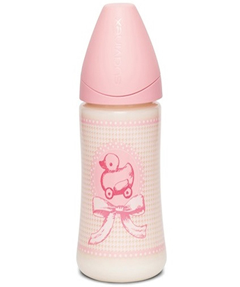 شیشه شیر ارتودنسی پیچازی 270 میل اردک سوآوینکس suavinex