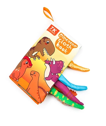 کتاب پارچه‌ای و حمام توماما دایناسورها