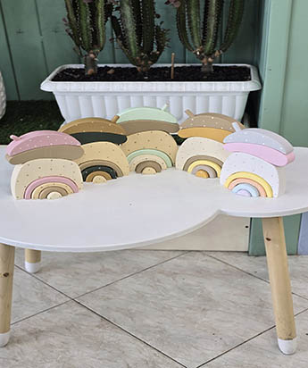 دکوری چوبی خانه قارچی