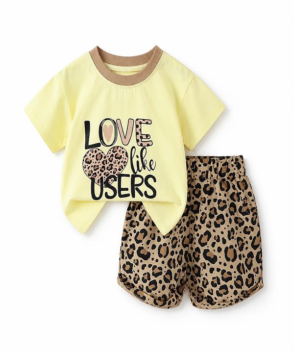 تیشرت شلوارک LOVE کد:103261