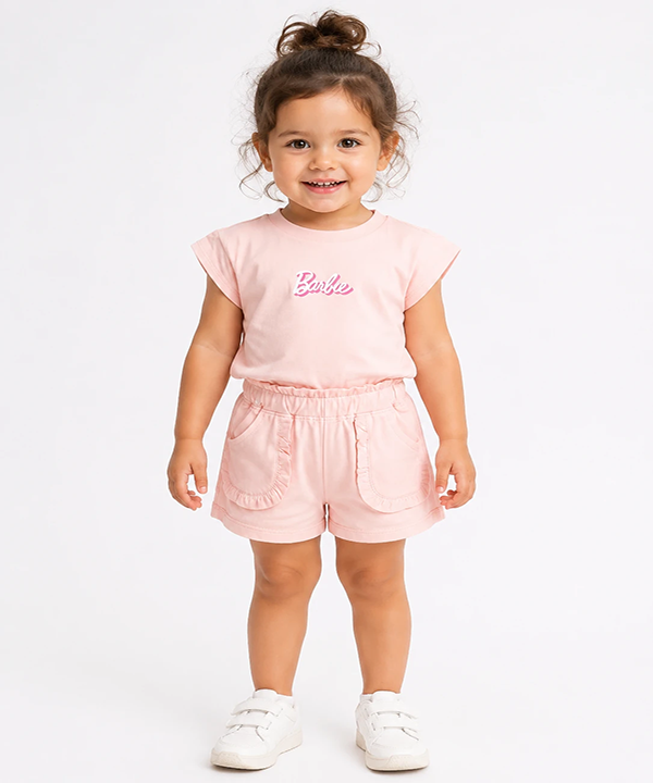 تیشرت شلوارک BARBIE کد:1205