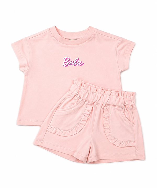 تیشرت شلوارک BARBIE کد:1205