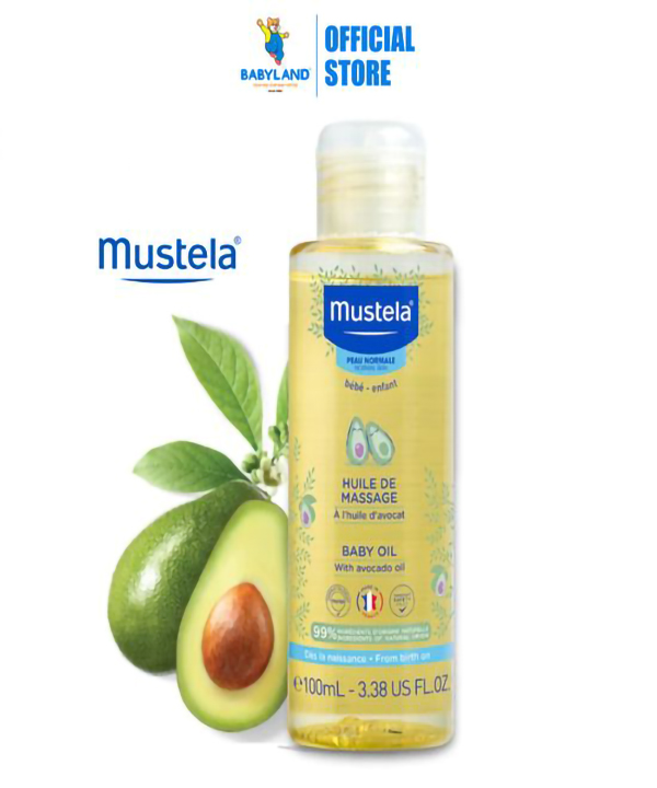 روغن ماساژ ماستلا Mustela حجم 100 میل