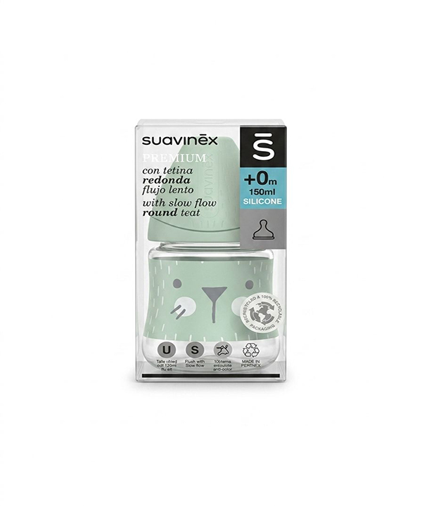 شیشه شیر 150 میل 0+ ماه سوآوینکس طرح خرگوش
