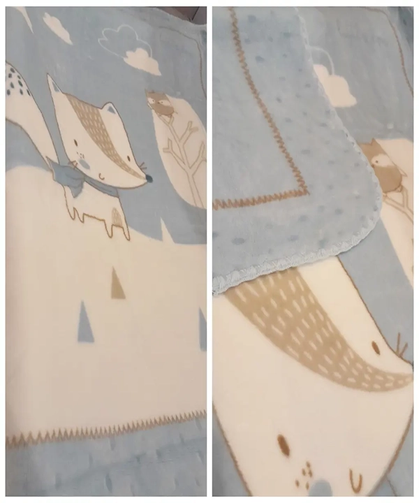 ‫پتو نوزاد کیکابو مدل Kikkaboo Little Fox‬‬ ‫ابعاد 110 در 140 سانتی متر