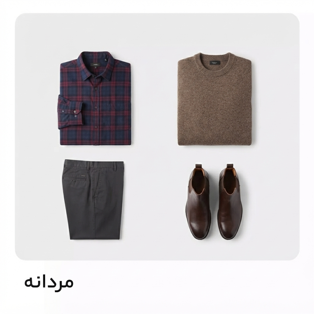 دسته بندی کلی پوشاک مردانه امیری مود